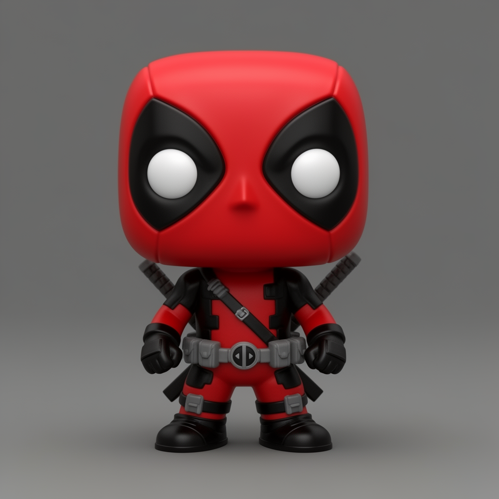 Deadpool Funko Figurine free 3D printable STL