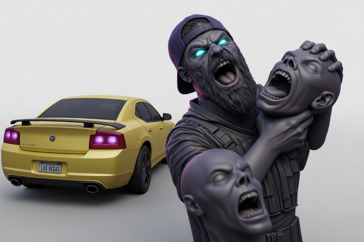 Zombie Slayer Figurine free 3D printable STL