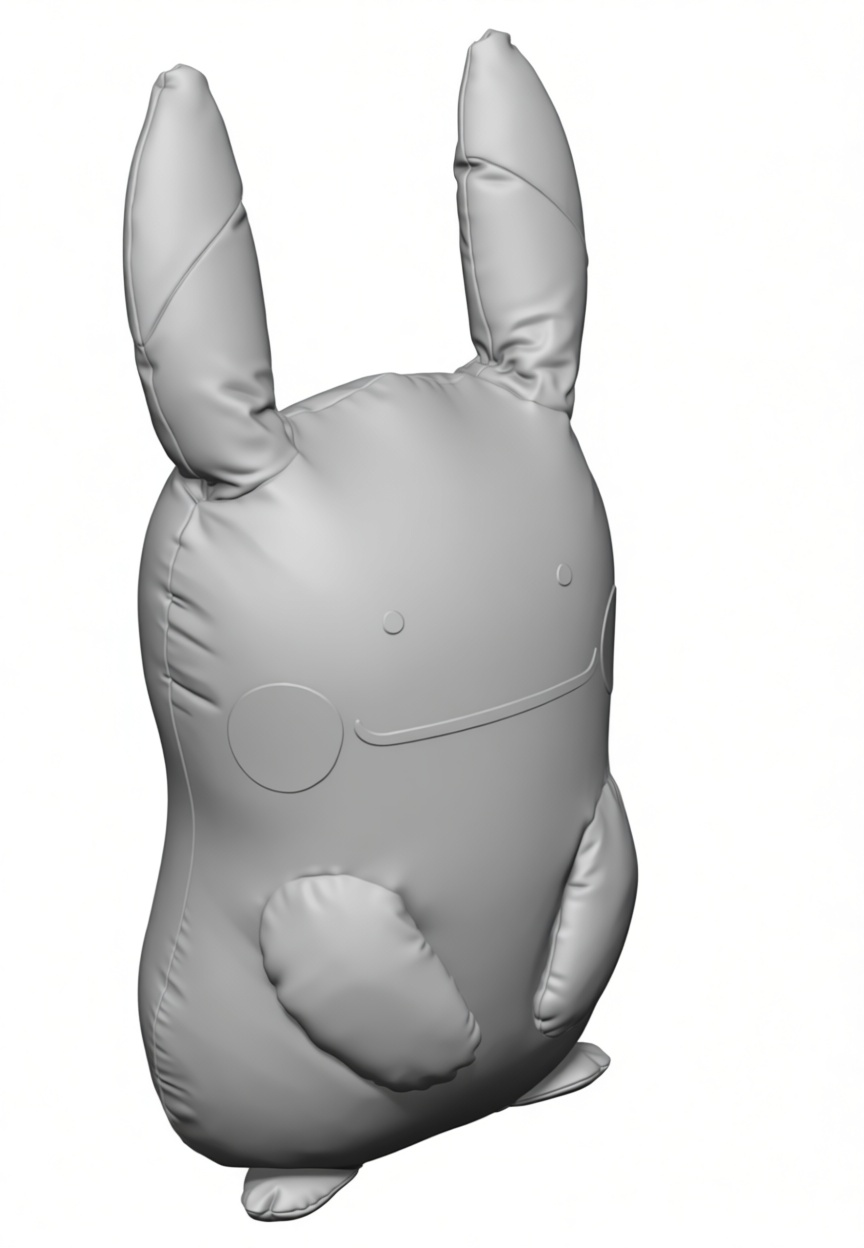 Pikachu Plush Figurine free 3D printable STL
