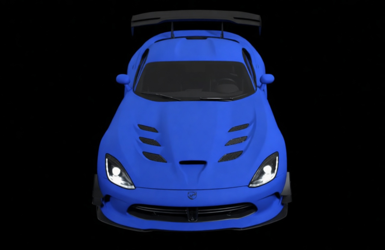 Dodge Viper ACR Model free 3D printable STL