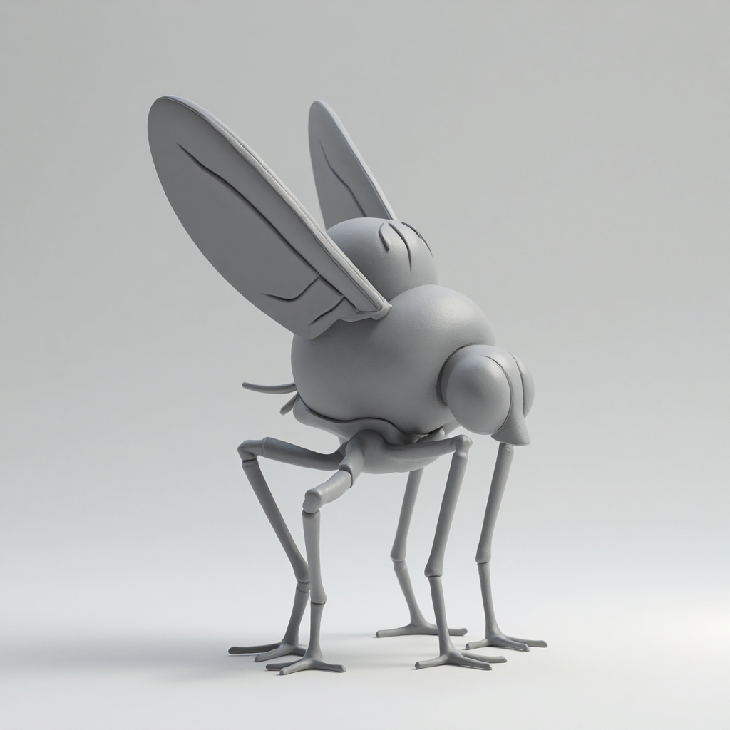 Housefly Figurine free 3D printable STL