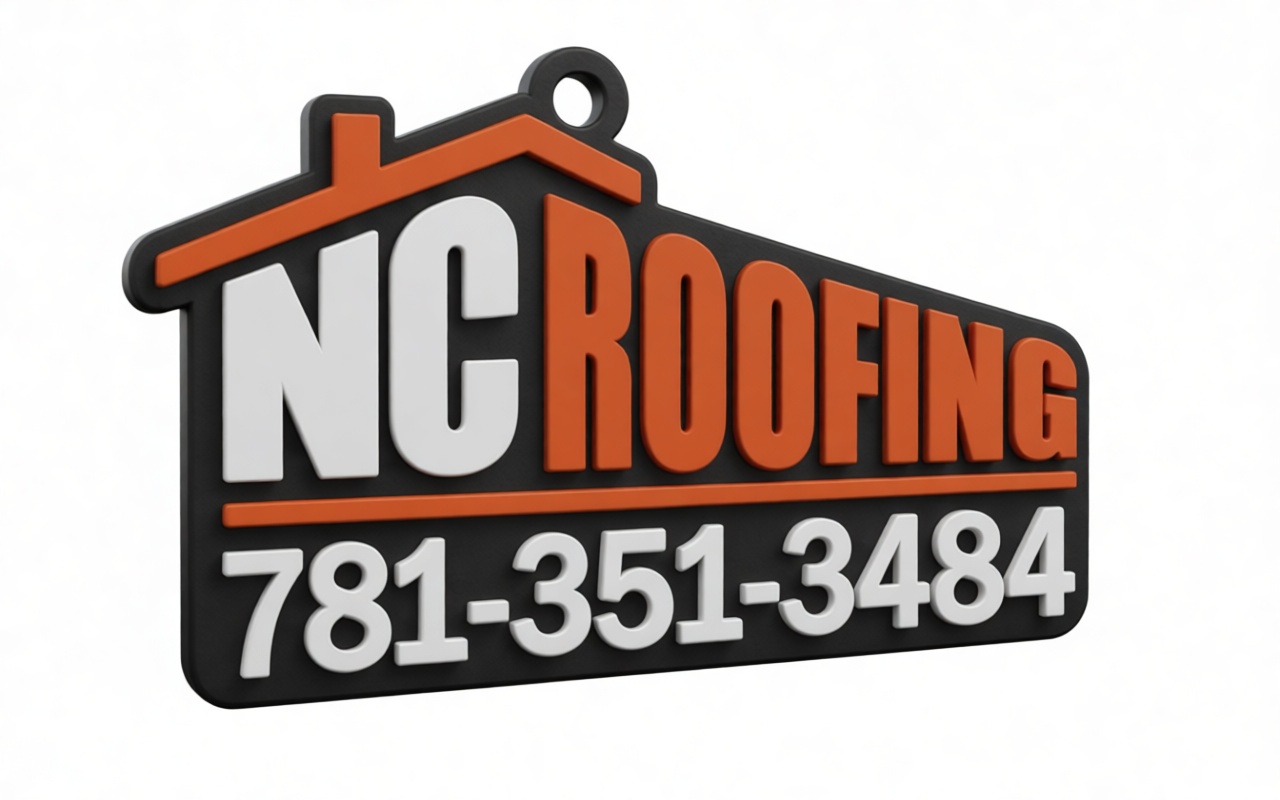 NC Roofing Keychain free 3D printable STL