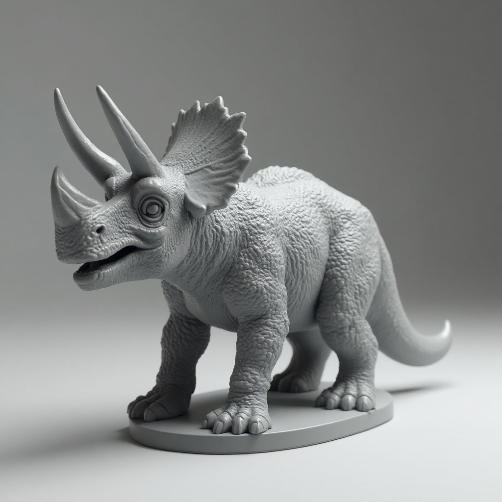 Triceratops Creature Token free 3D printable STL
