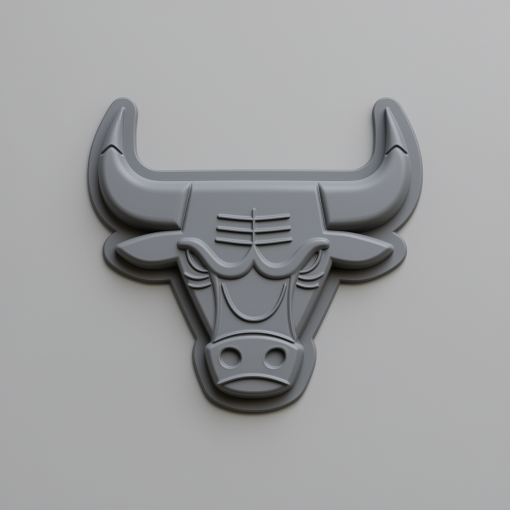 Chicago Bulls Wall Decor free 3D printable STL