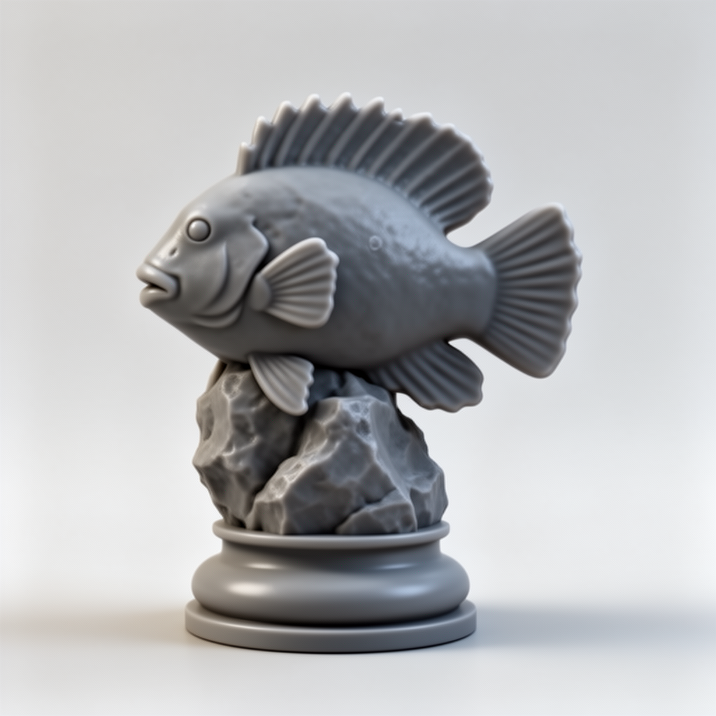 Rock Hind Chess Piece free 3D printable STL