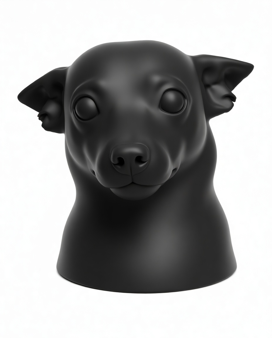 Chihuahua Dog Bust free 3D printable STL