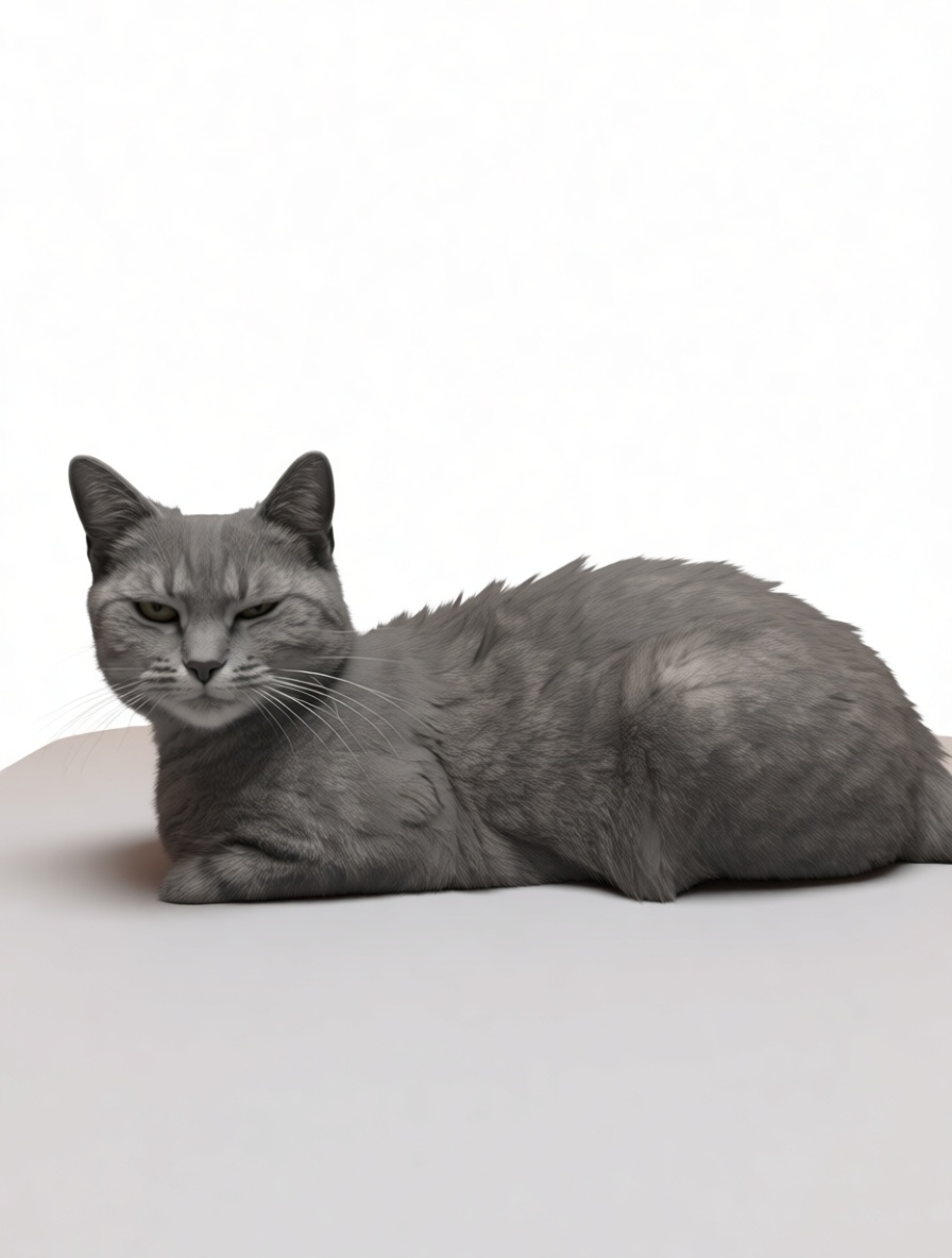 Domestic Cat Figurine free 3D printable STL