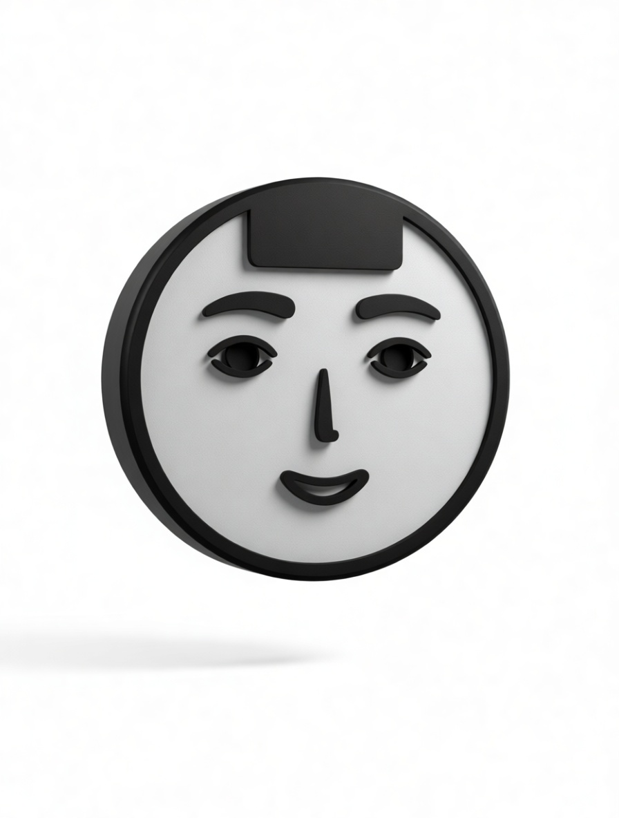 Mii Face Coin Model free 3D printable STL