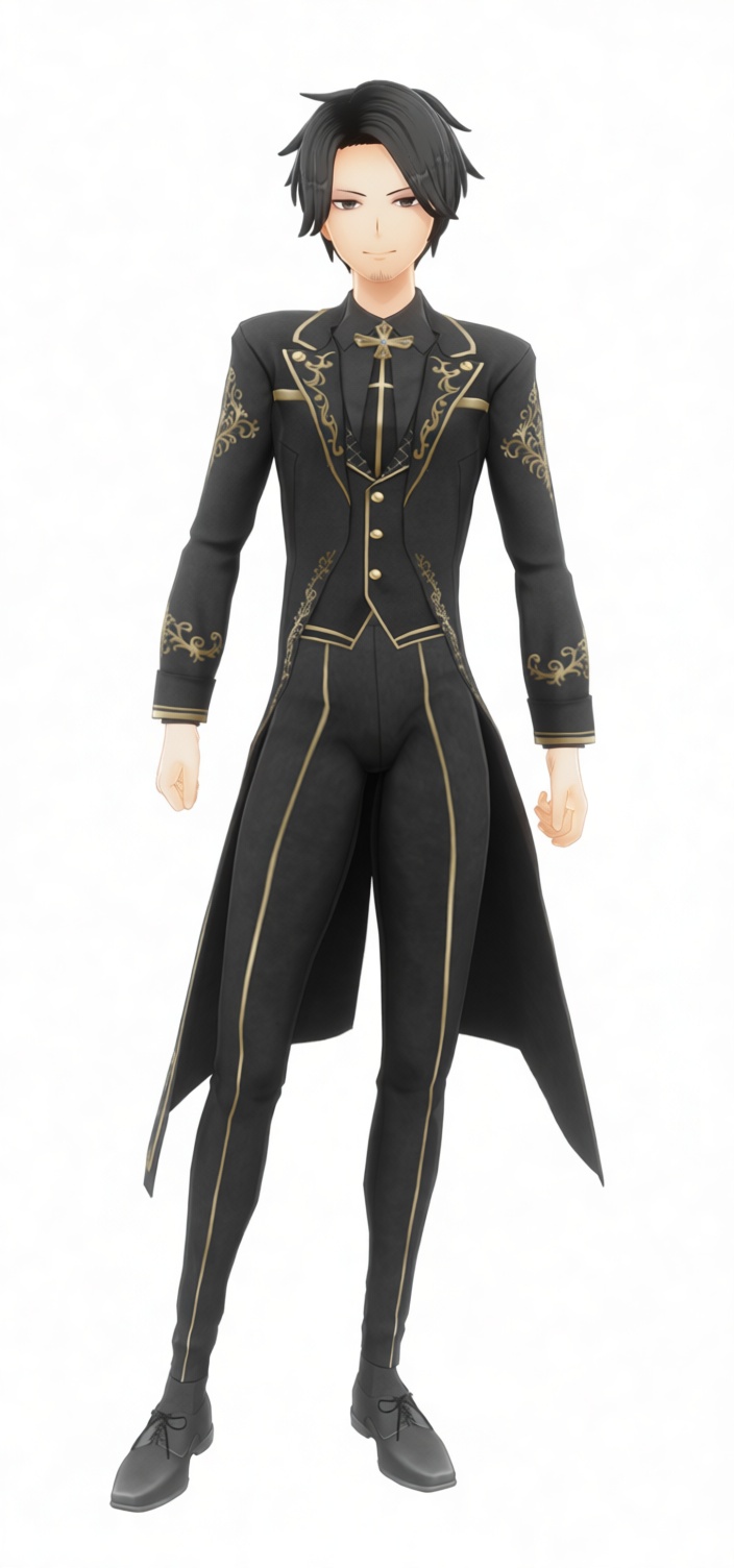 Anime Gentleman Figurine free 3D printable STL