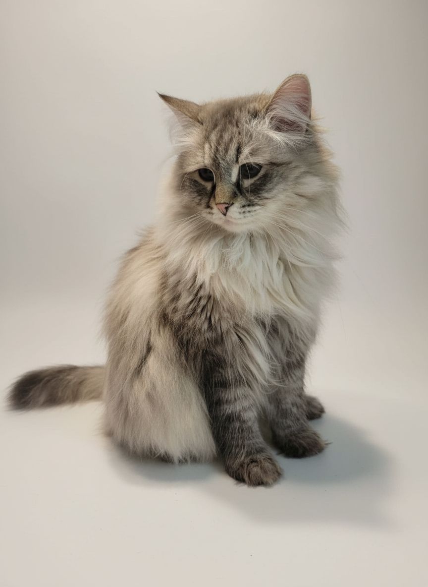 Siberian Cat Figurine free 3D printable STL