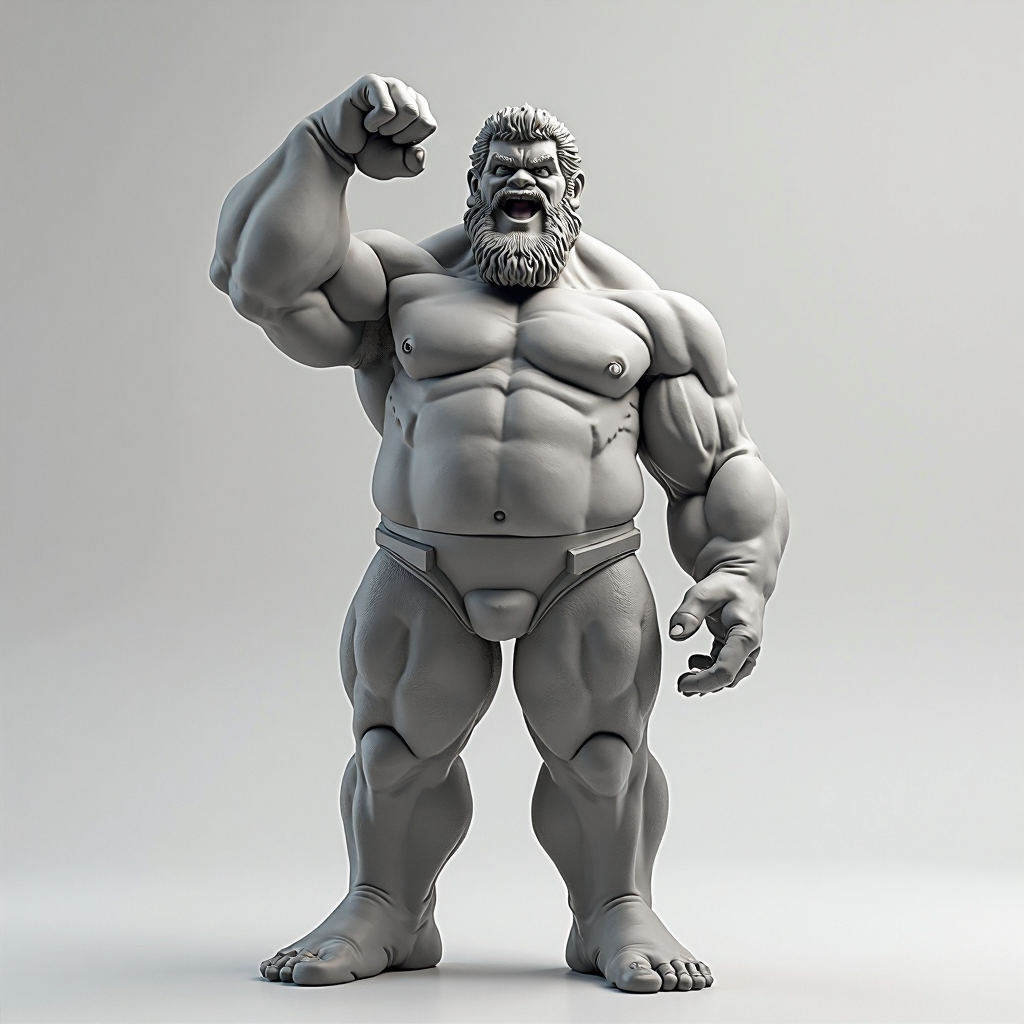 Andre the Giant Figurine free 3D printable STL