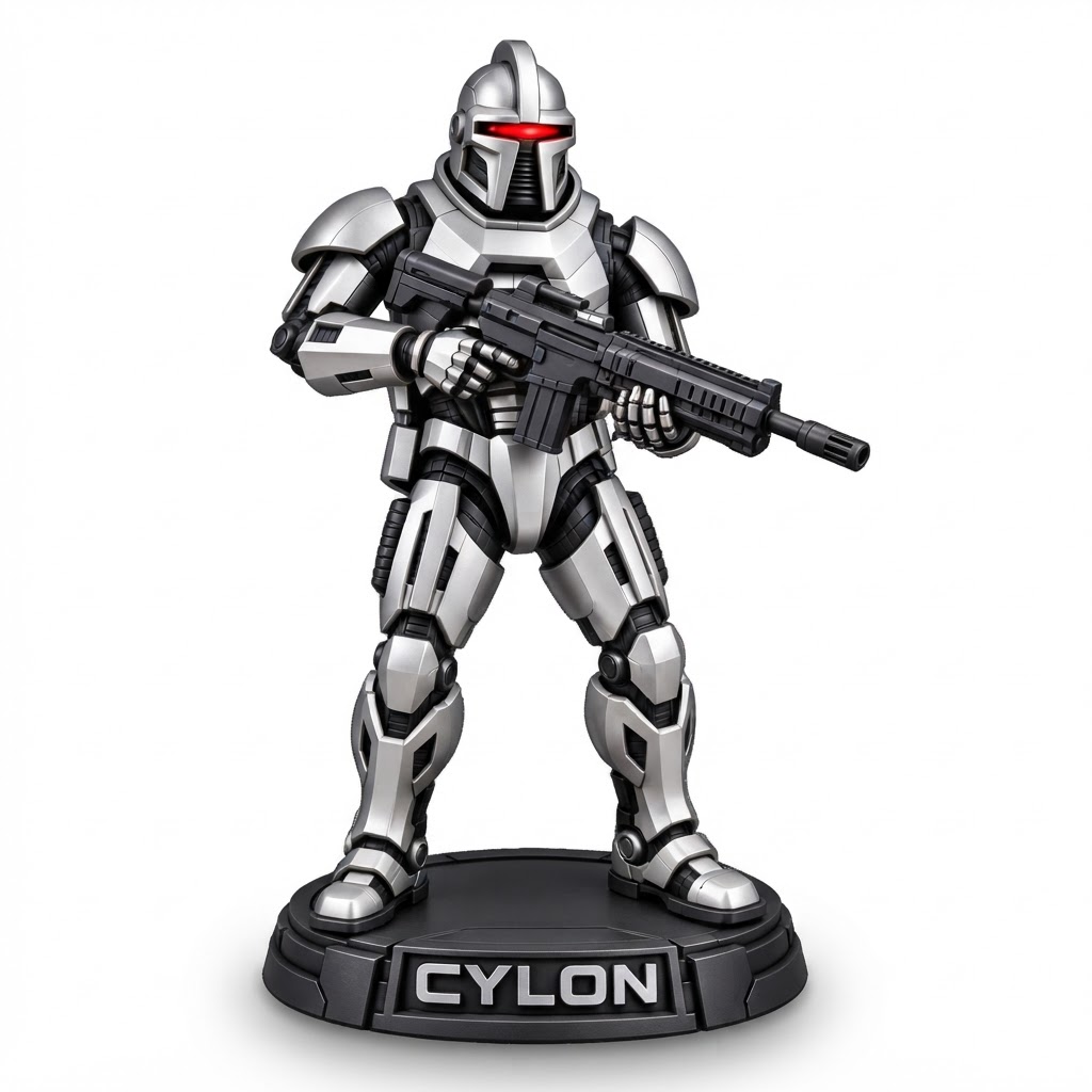 Cylon Centurion Figurine free 3D printable STL