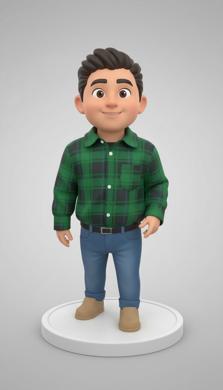 Cartoon Boy Character free 3D printable STL