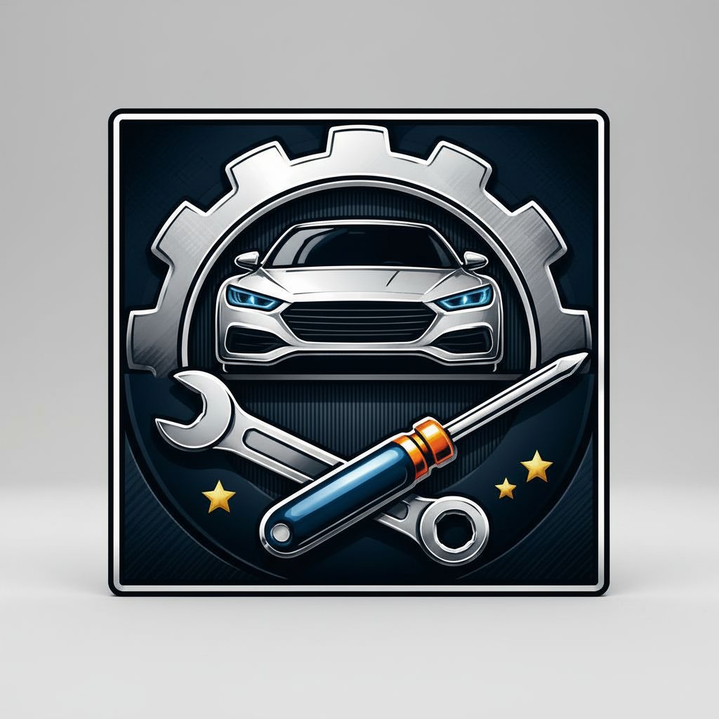 Car Maintenance Icon free 3D printable STL