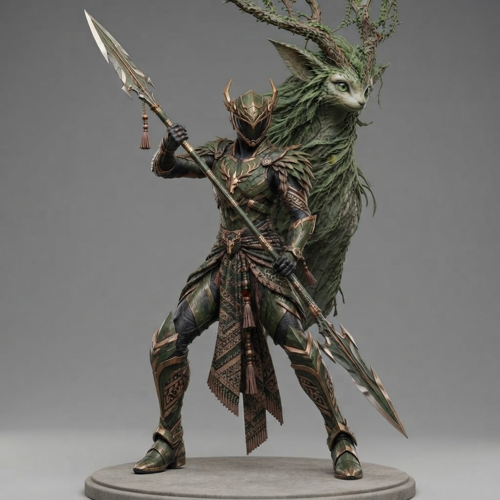Forest Guardian Figurine free 3D printable STL