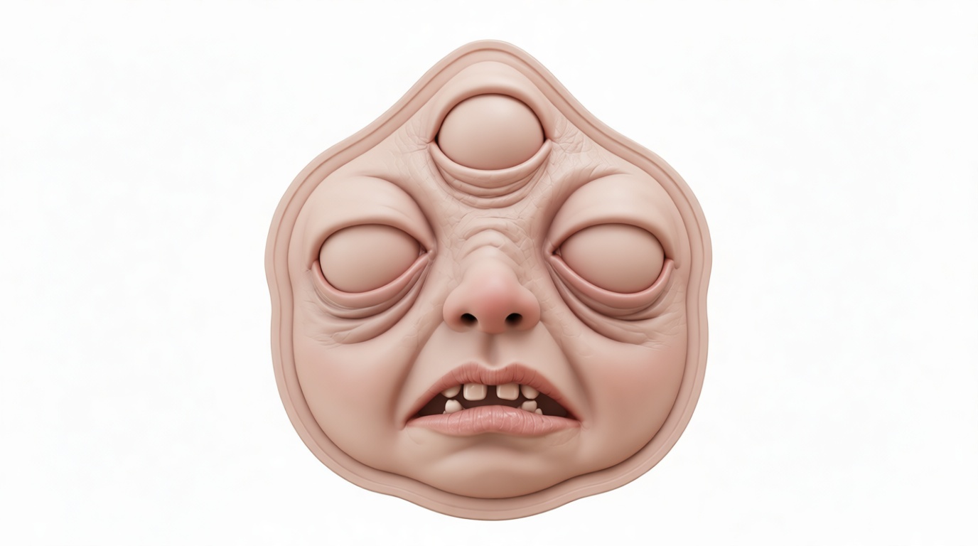 Three-Eyed Alien Mask free 3D printable STL