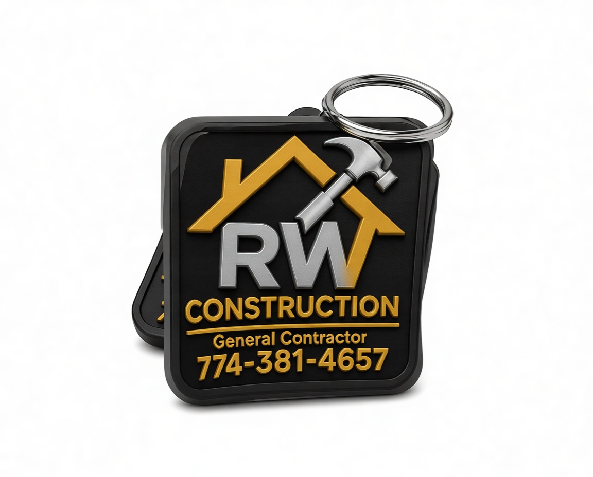 RW Construction Keychain free 3D printable STL