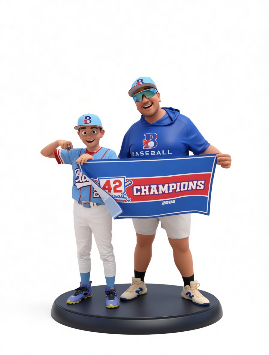 Baseball Champions Figurine free 3D printable STL