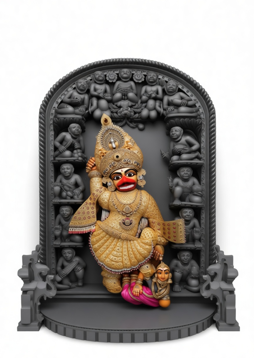Hanuman Dancing Statue free 3D printable STL