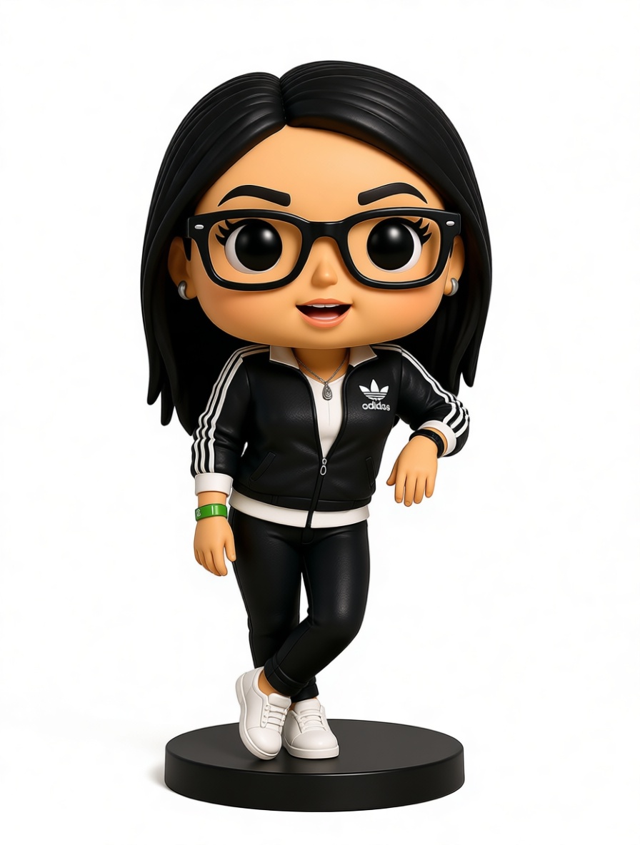 Woman in Adidas Tracksuit Figurine free 3D printable STL