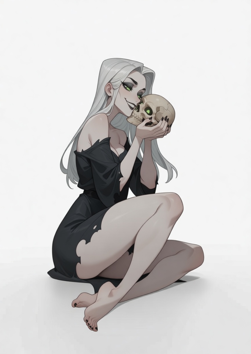 Gothic Woman Figurine free 3D printable STL