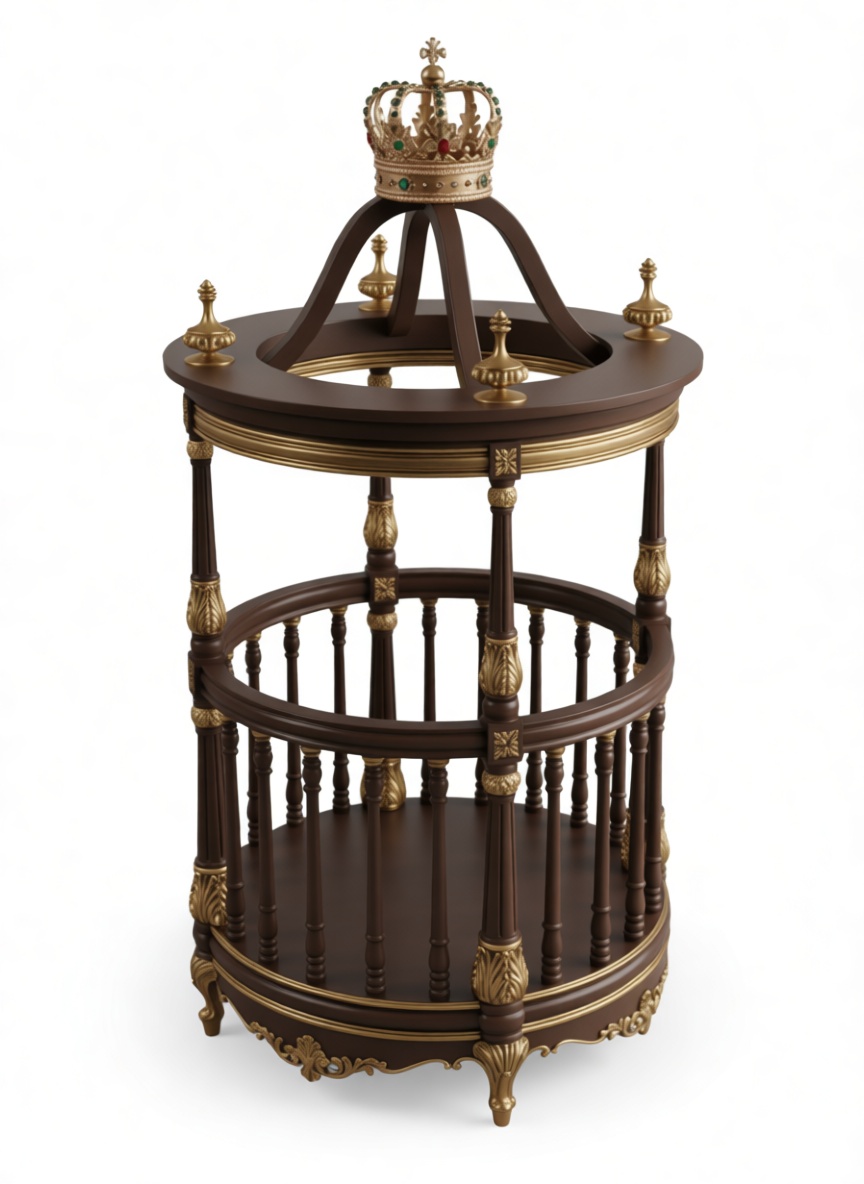Victorian Crown Display Stand free 3D printable STL