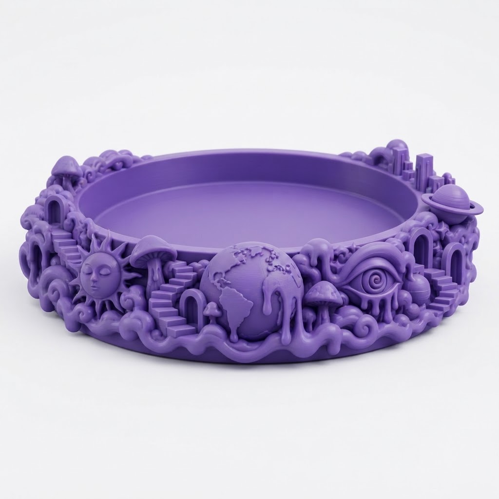 Surreal Decorative Dish free 3D printable STL
