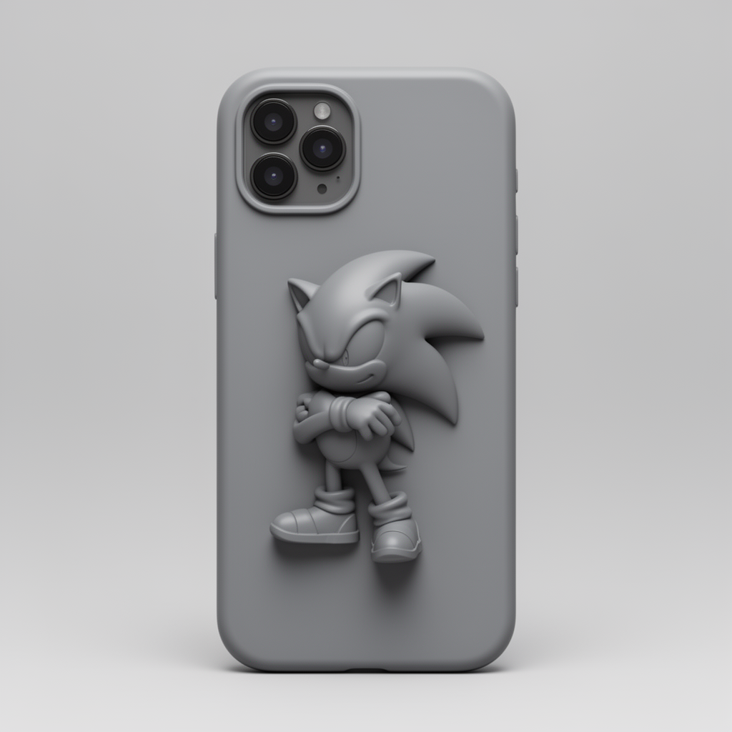 Sonic iPhone 13 Case free 3D printable STL