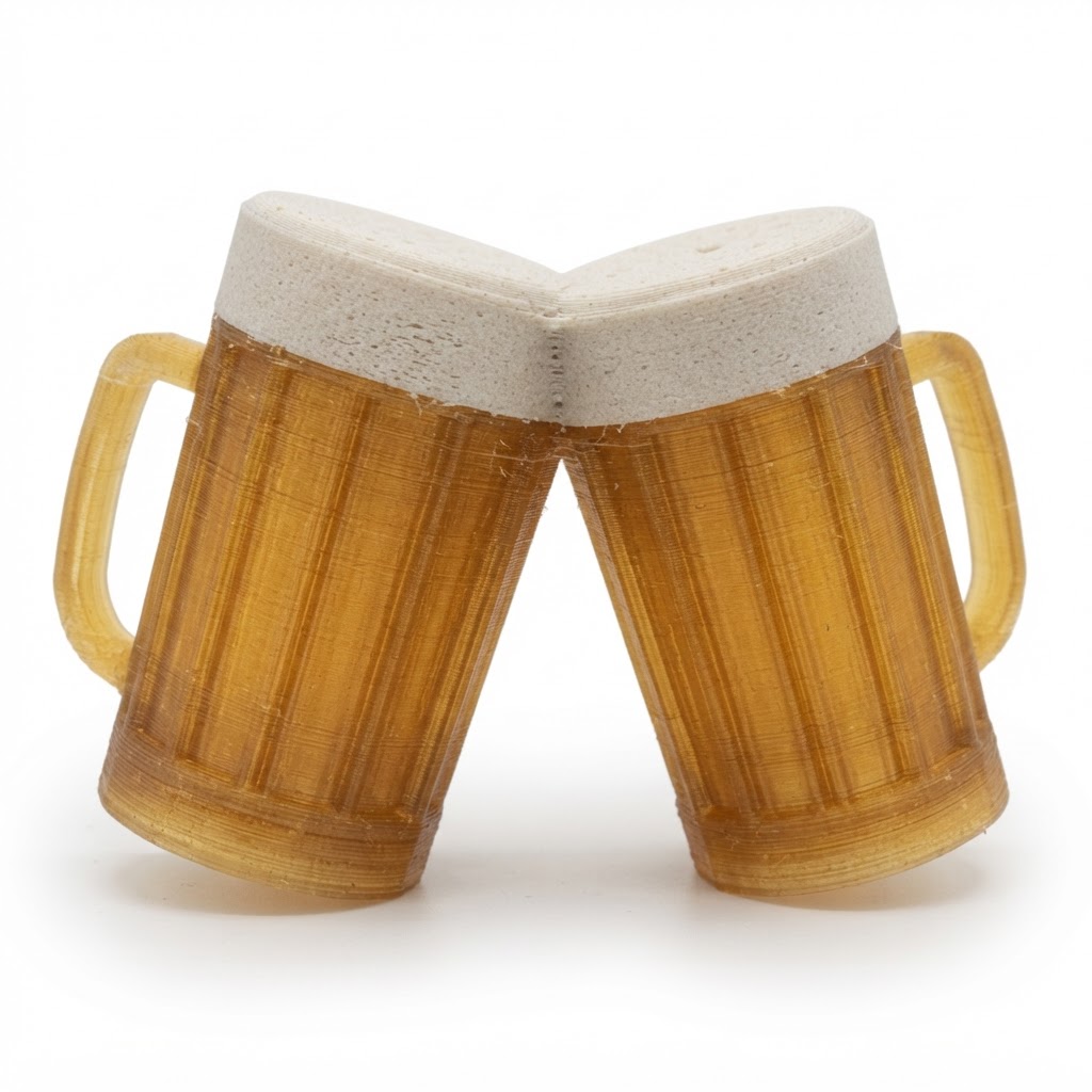 Beer Mug Figurines free 3D printable STL