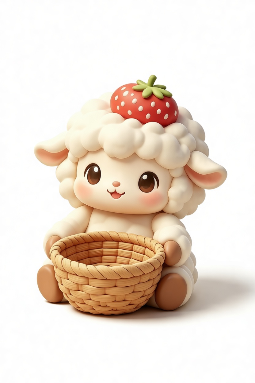 Cute Sheep Figurine free 3D printable STL