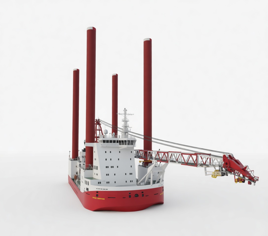 Jack-Up Vessel Model free 3D printable STL