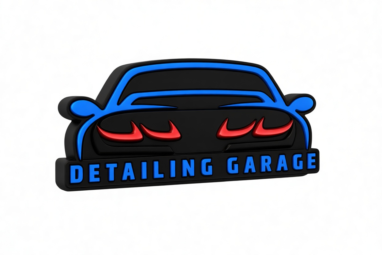 Detailing Garage Emblem free 3D printable STL