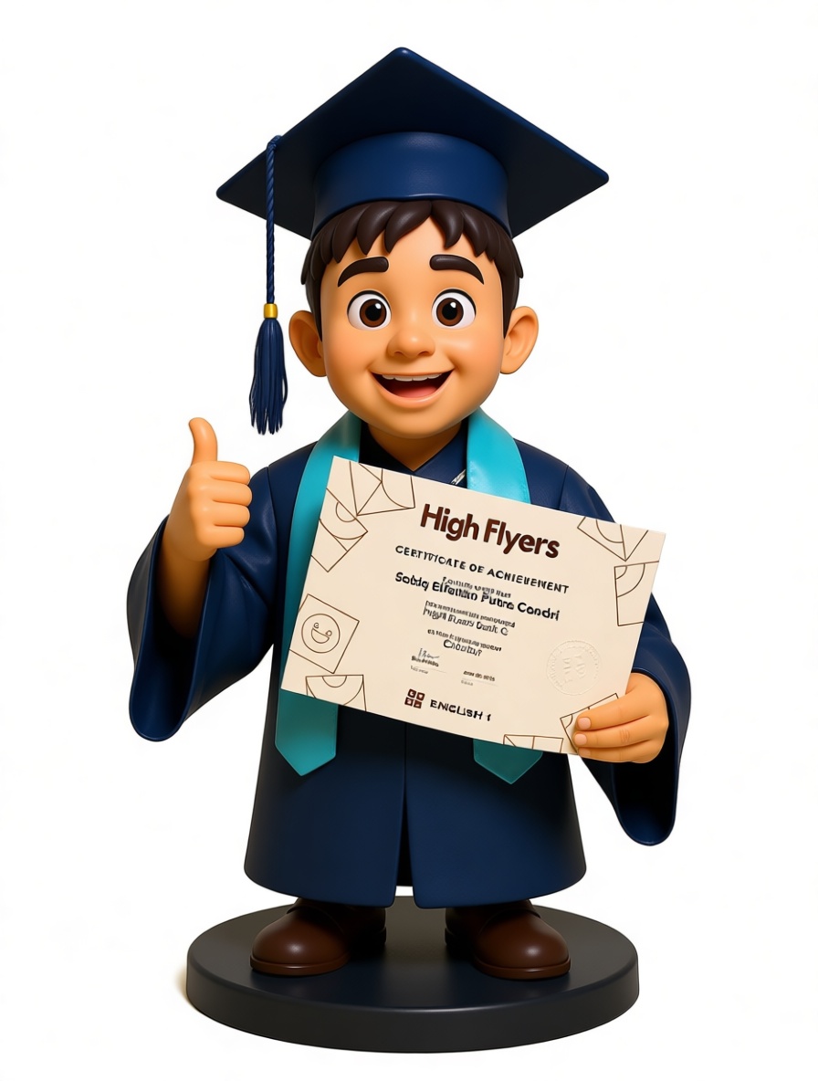 Graduation Boy Figurine free 3D printable STL