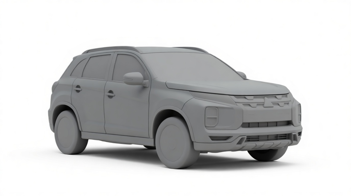 Mitsubishi Outlander SUV Model free 3D printable STL
