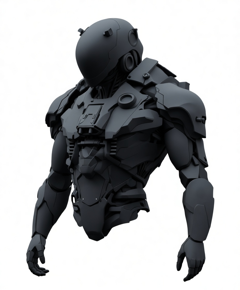 Sci-Fi Robot Bust free 3D printable STL