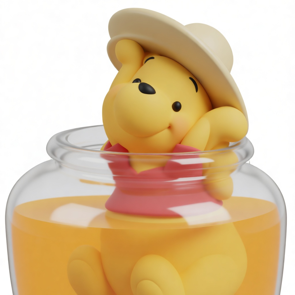 Winnie the Pooh Figurine free 3D printable STL