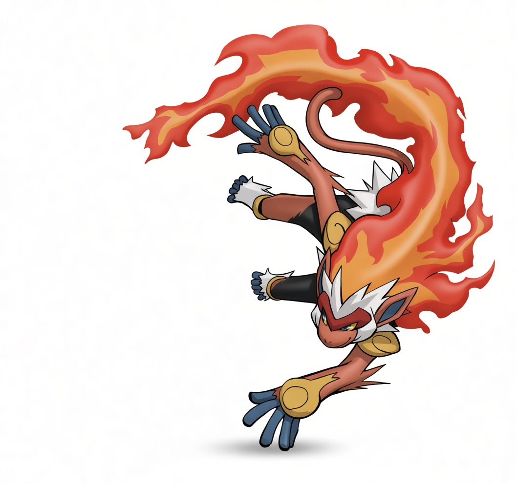 Infernape Figurine free 3D printable STL