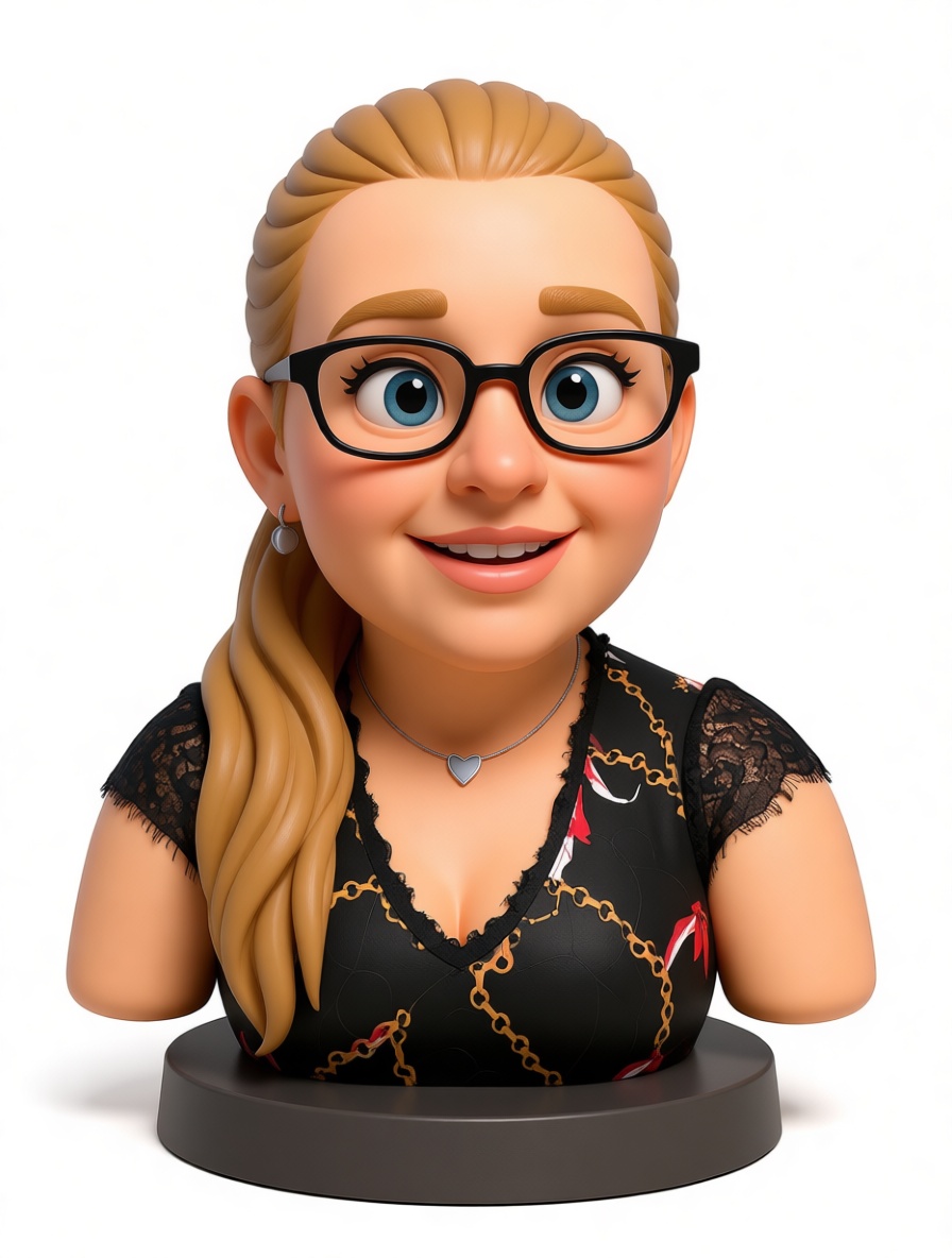 Smiling Woman Bust free 3D printable STL