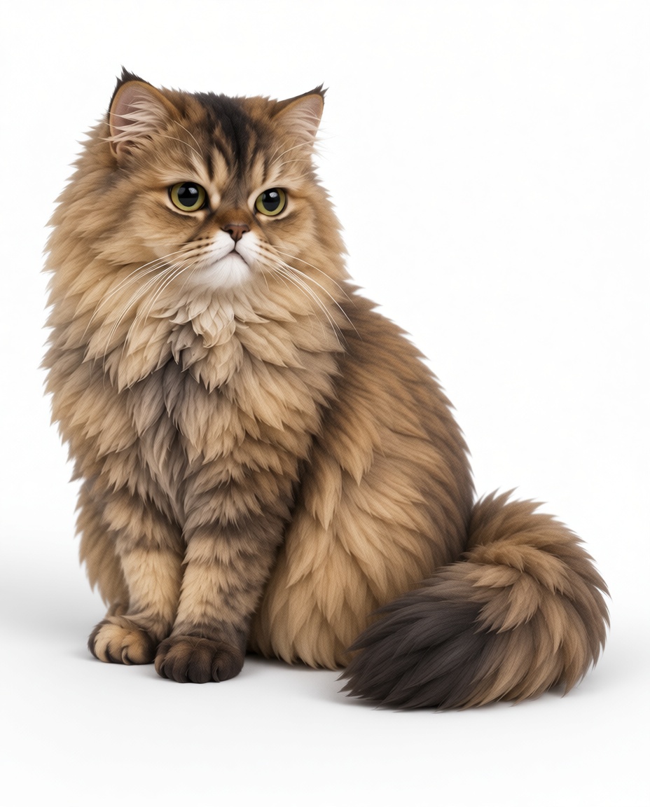Persian Cat Figurine free 3D printable STL
