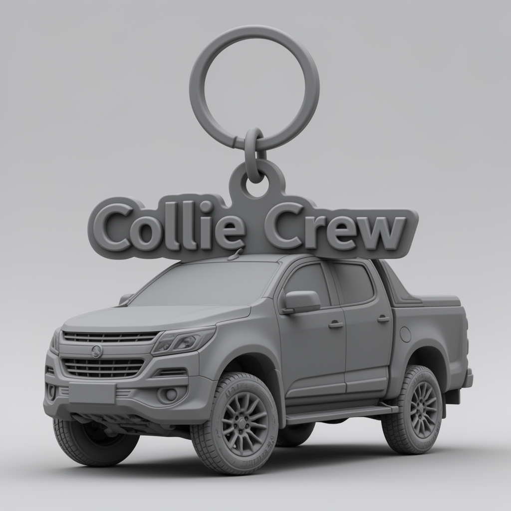 2017 Holden Colorado Keychain free 3D printable STL