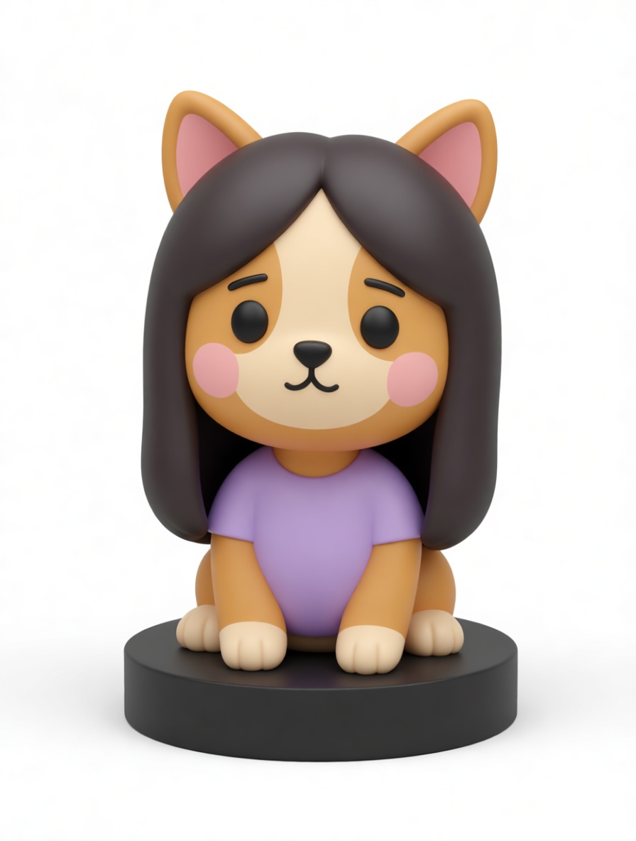 Corgi Dog Figurine free 3D printable STL