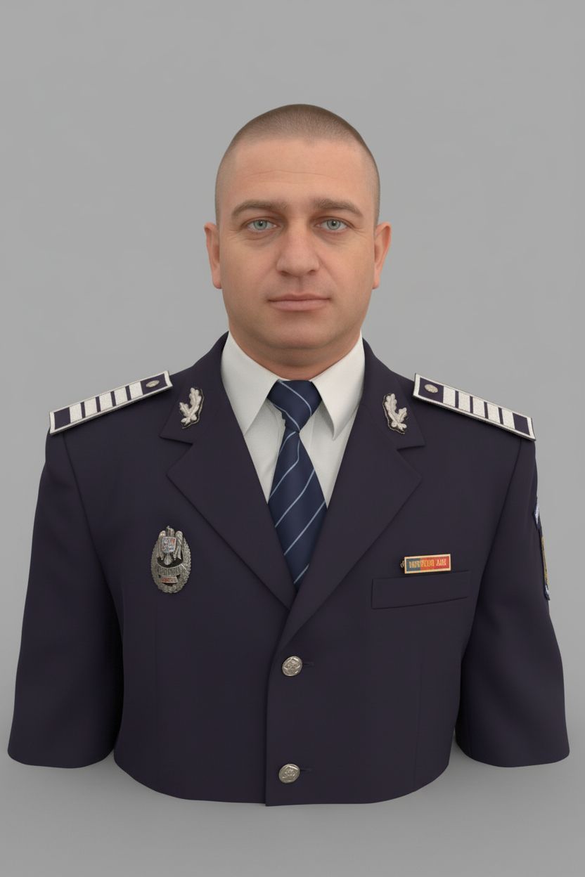 Realistic Police Officer Bust free 3D printable STL