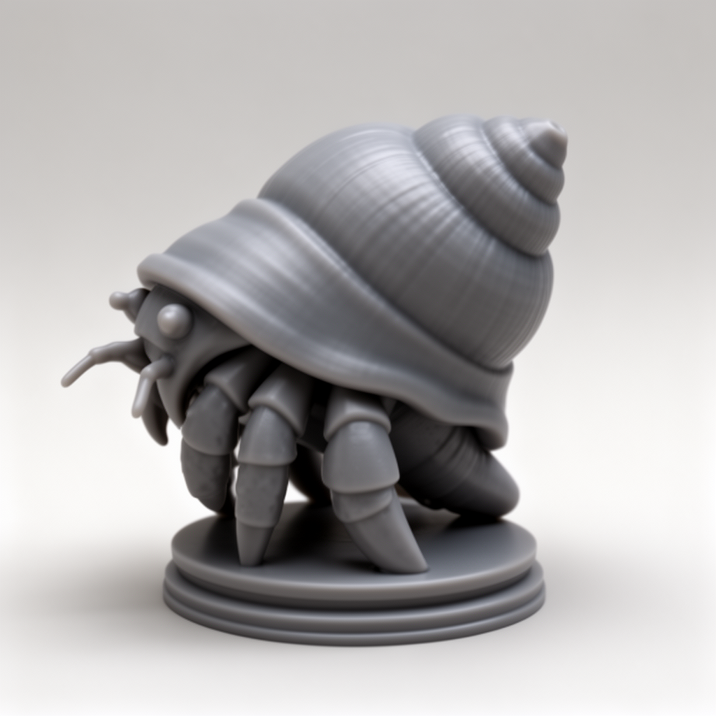 Hermit Crab Chess Piece free 3D printable STL
