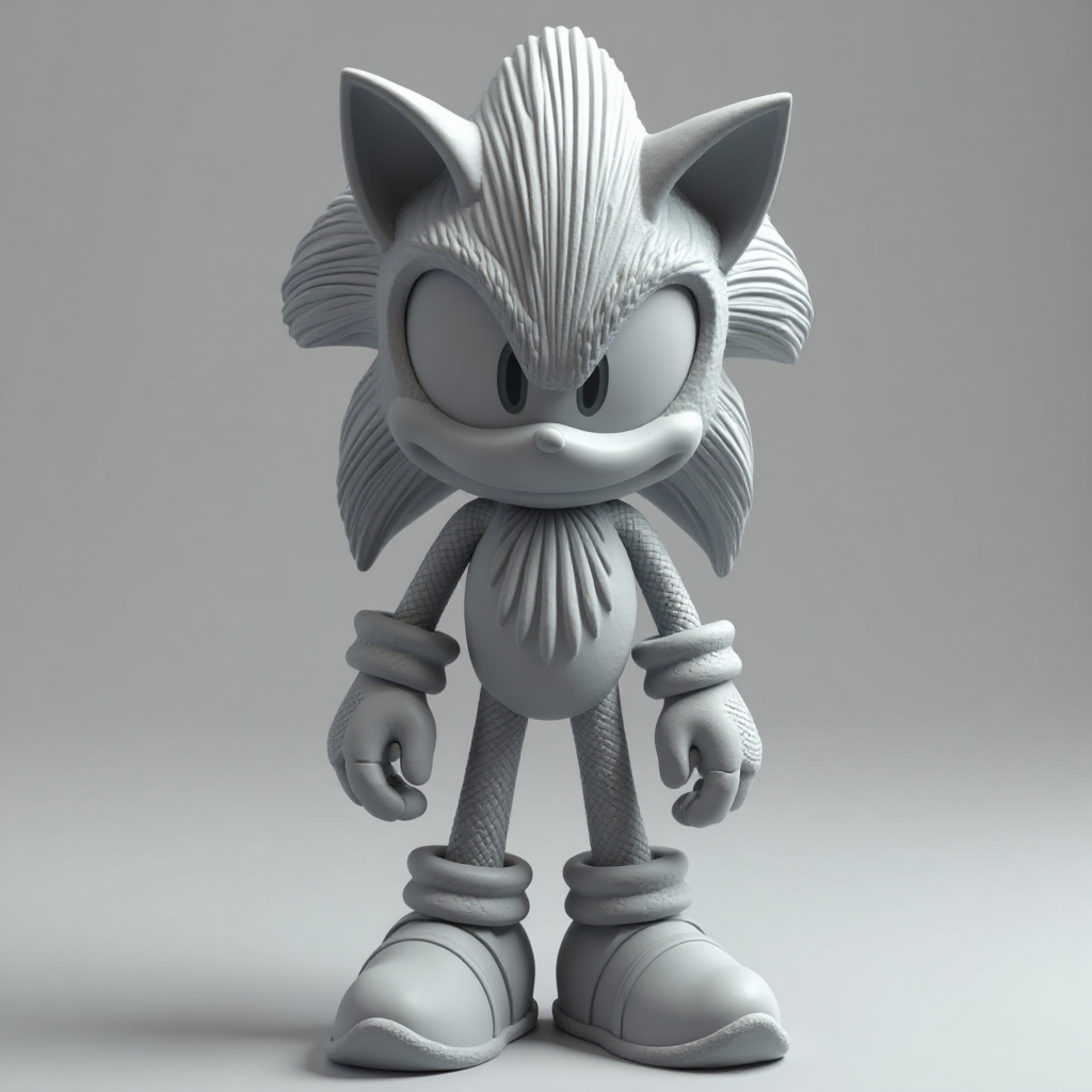 Sonic Pattern Sculpture free 3D printable STL