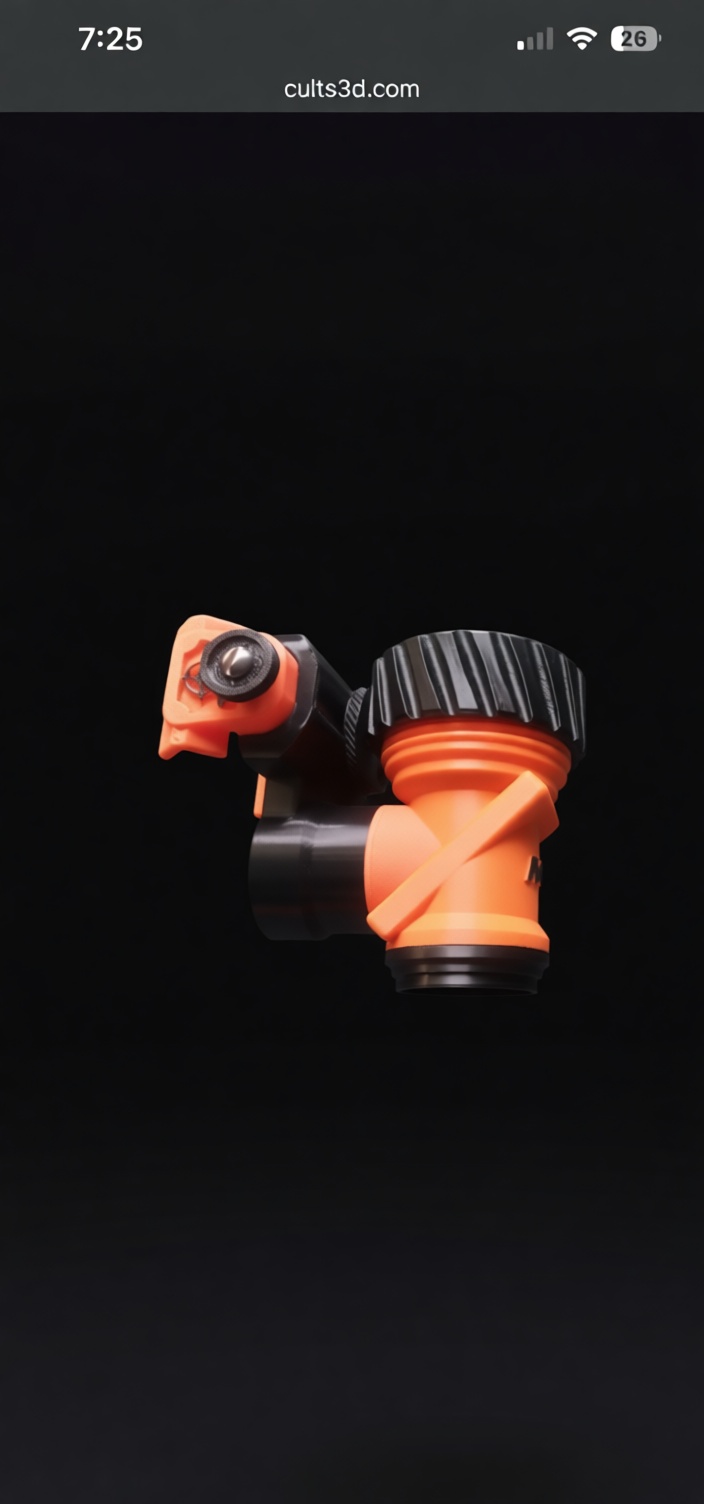 Garden Hose Sprinkler Model free 3D printable STL