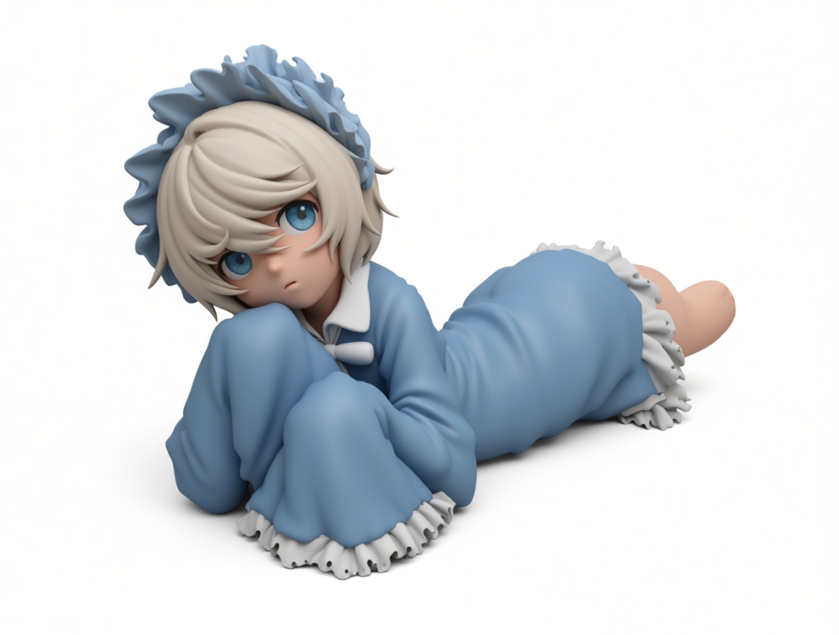 Anime Maid Figurine free 3D printable STL