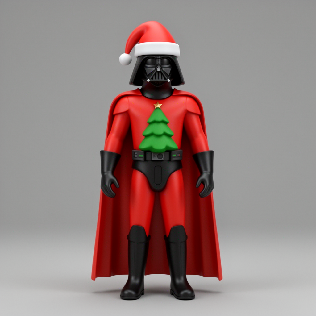 Darth Vader Christmas Figurine free 3D printable STL