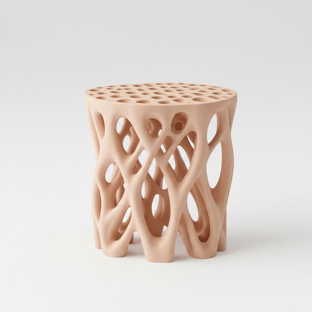Porous Organic Stool free 3D printable STL