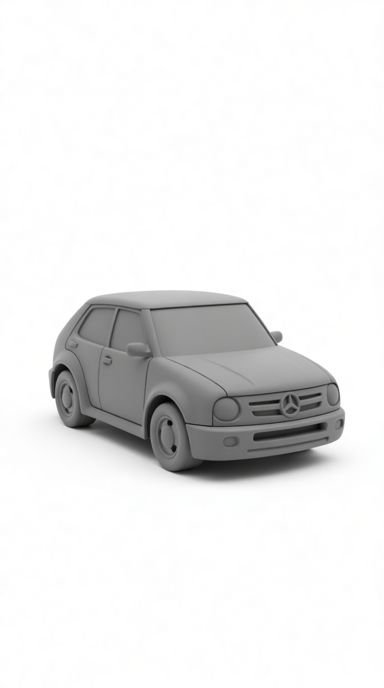 Mercedes 190E Model free 3D printable STL