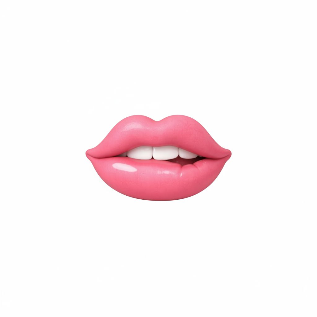 Glossy Lips Model free 3D printable STL